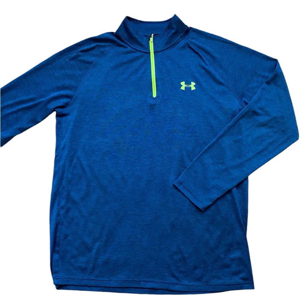 Men’s Under Armour Blue Quarter Zip Pullover